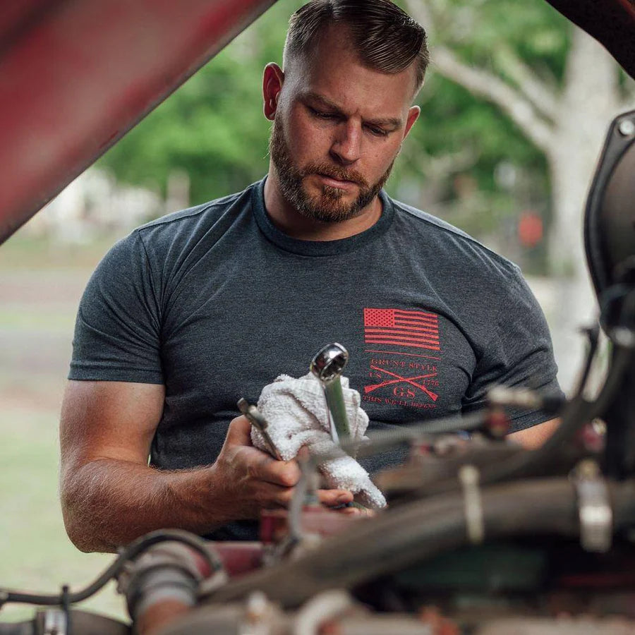 Grunt Style - Red Blood Blue Collar™ T-Shirt