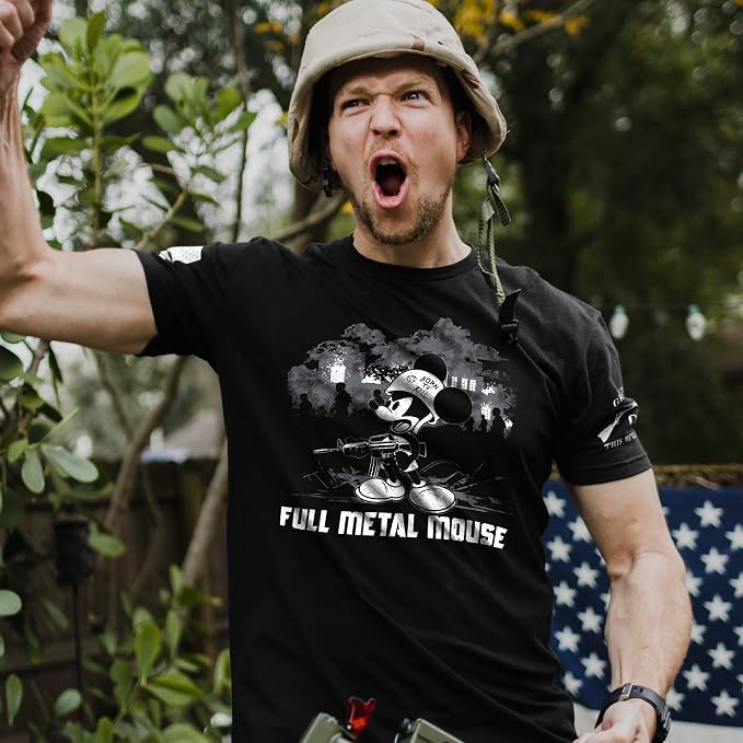 Grunt Style Full Metal Mouse Men's T-Shirt