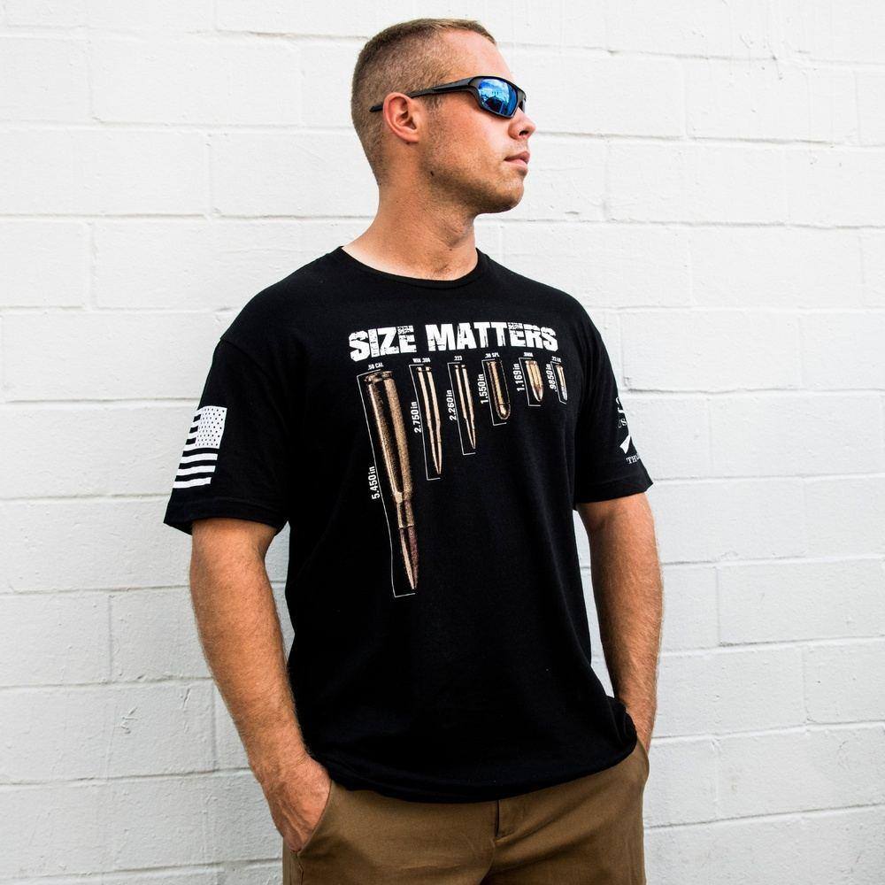 Grunt Style - Size Matters - 2nd Amendment T-Shirt