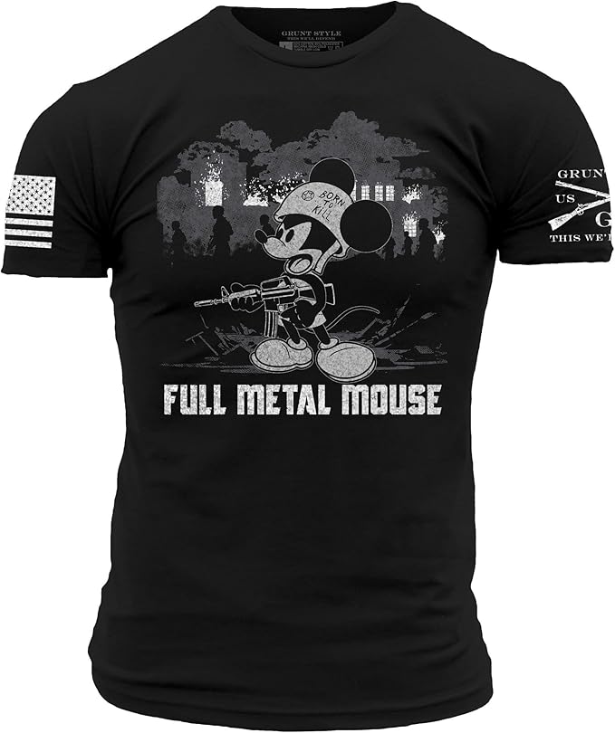 Grunt Style Full Metal Mouse Men's T-Shirt
