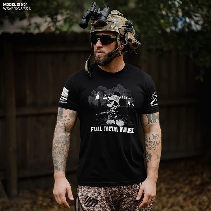 Grunt Style Full Metal Mouse Men's T-Shirt