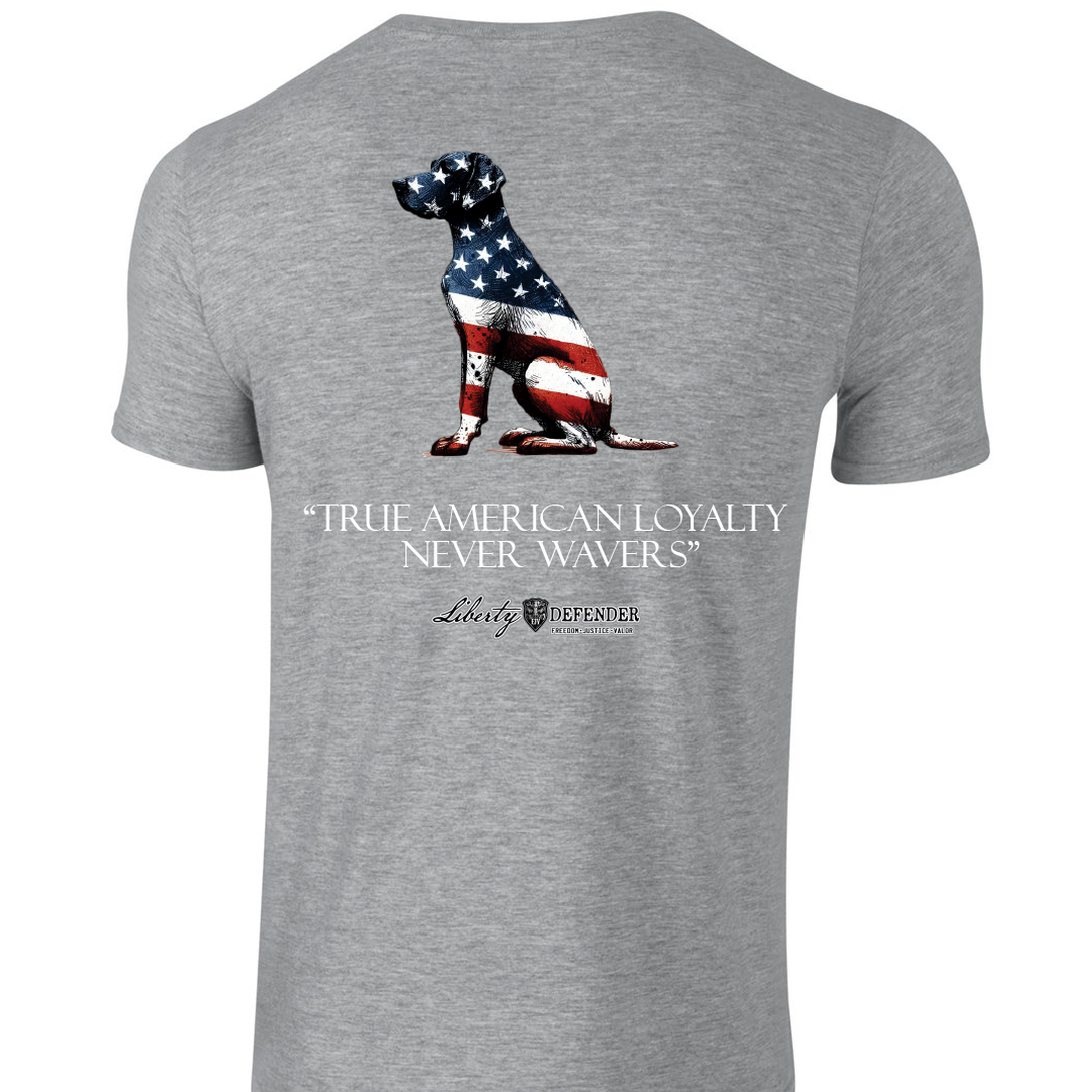 American Flag Labrador Hunting Dog  T - Shirt | Adult