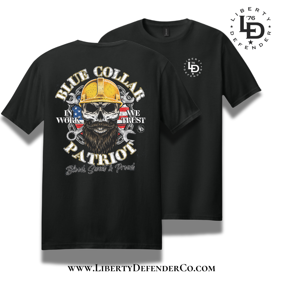 Liberty Defender - Blue Collar T-Shirt